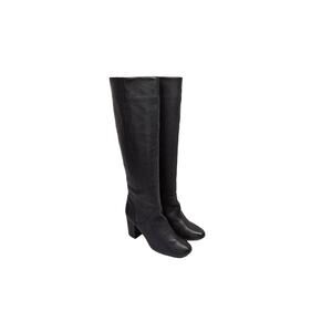 Gianni Bini Black Knee High Pull On Boots Women's Size 8.5 M